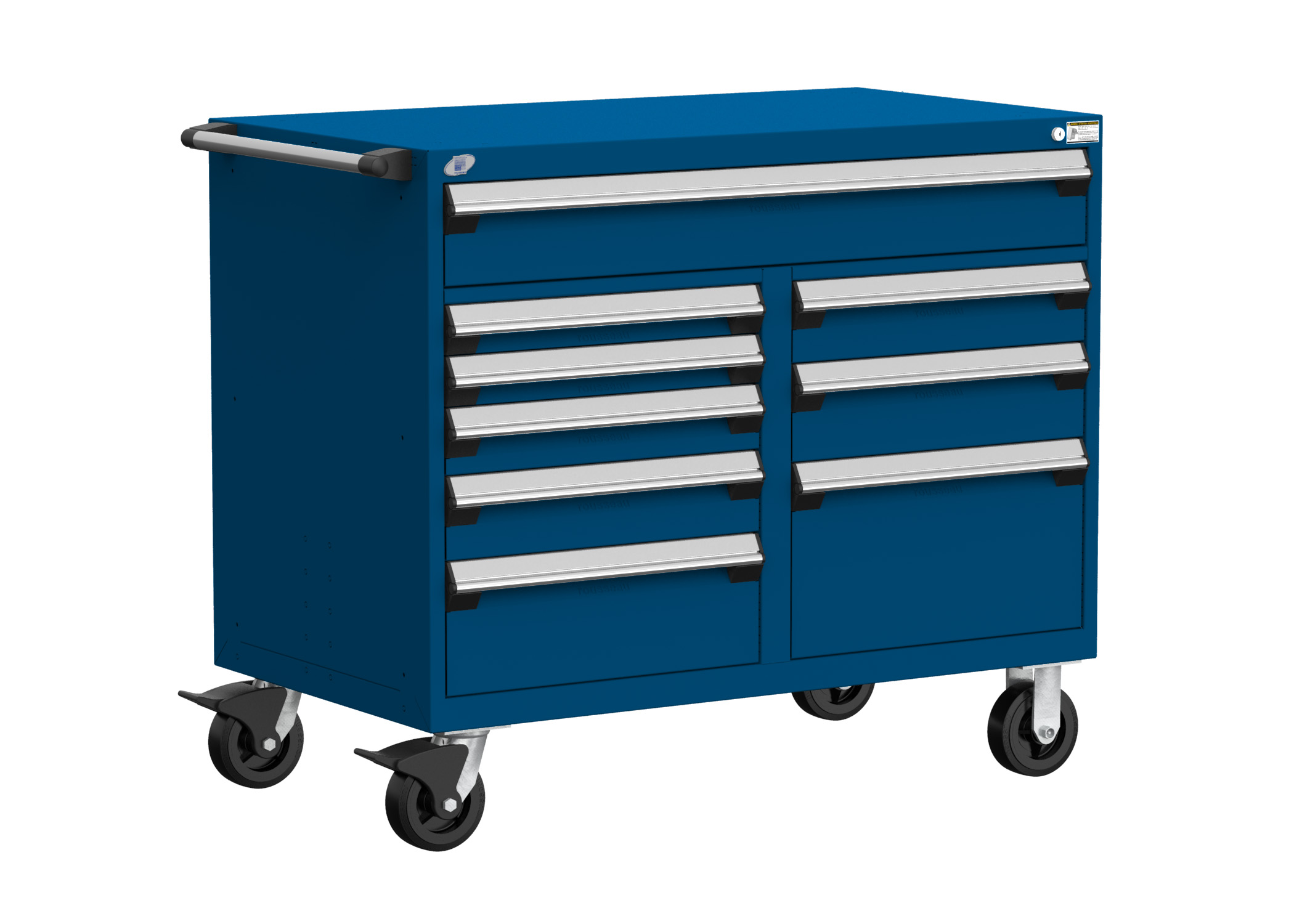 399GT5GHG34008P Rousseau® Mobile MultiDrawers Toolbox, 9 Drawers